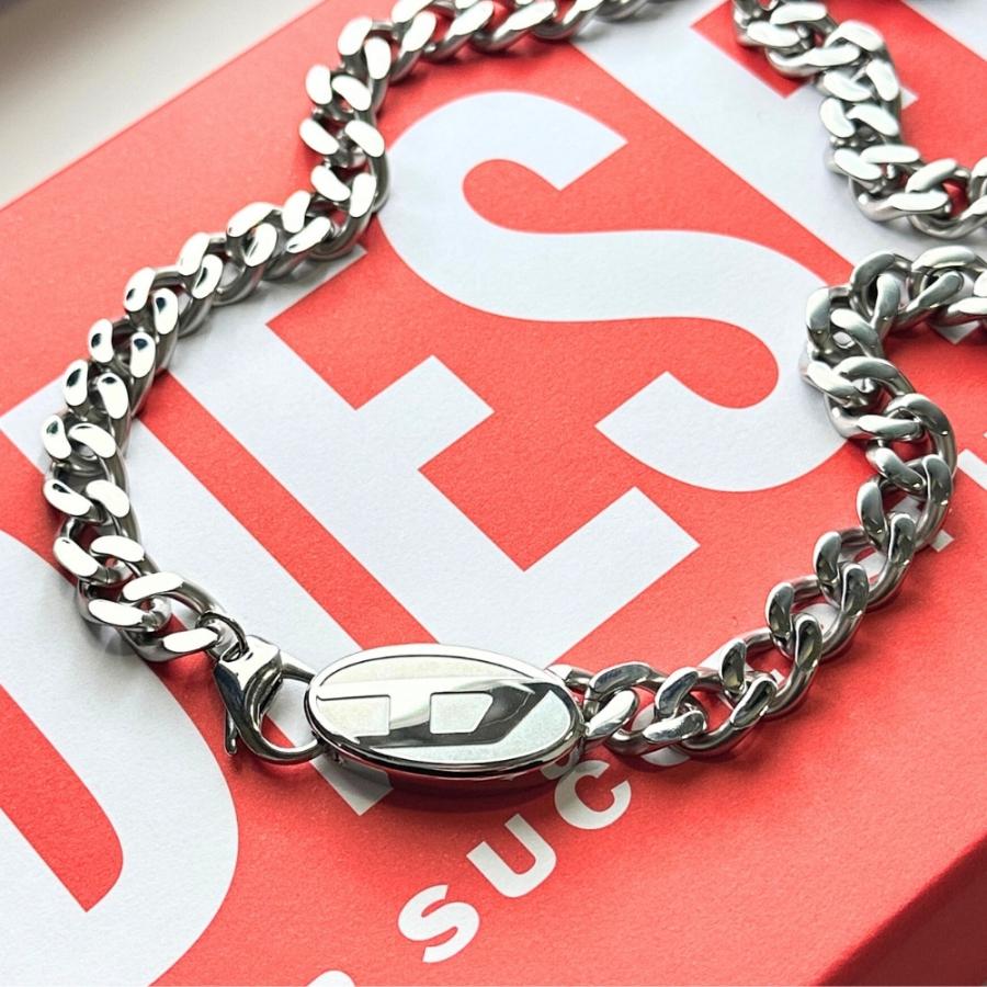 すぐ届く ディーゼル ステンレススチール製 チェーンネックレス Amazon | Diesel（ディーゼル）ステンレス製チェーンネックレス