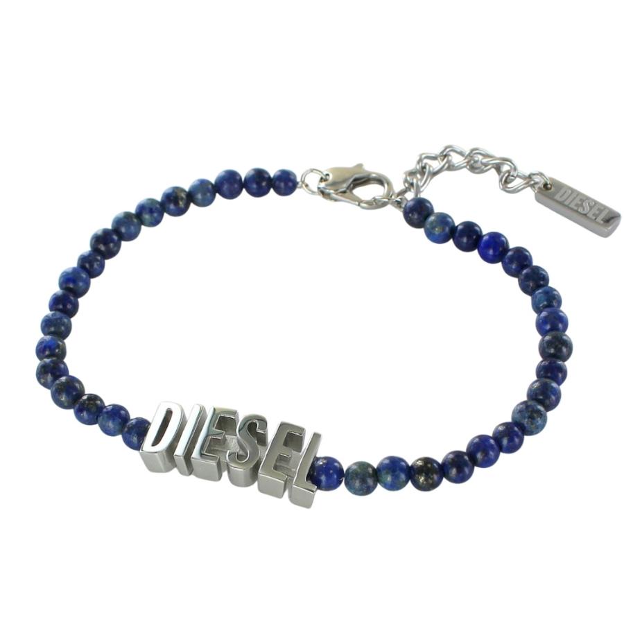 diesel 天然石　ブレスレット DIESEL（ディーゼル） ブレスレット メンズ レディース ブルーアゲート