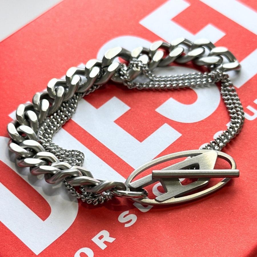 DIESEL（ディーゼル） ペアブレスレット シンプル お揃い 2本セット