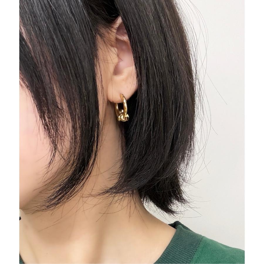 DIESEL（ディーゼル） 片耳ピアス ゴールド ノットモチーフ メンズ