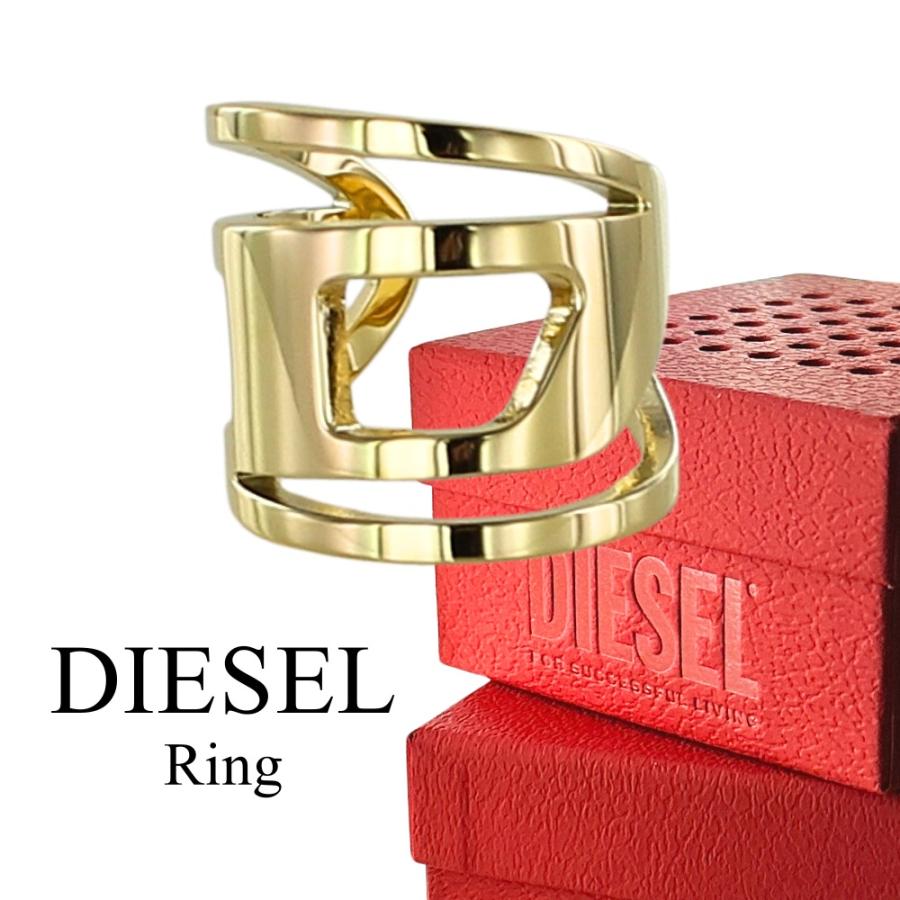 DIESEL（ディーゼル） リング 指輪 幅広 メンズ レディース ステンレス