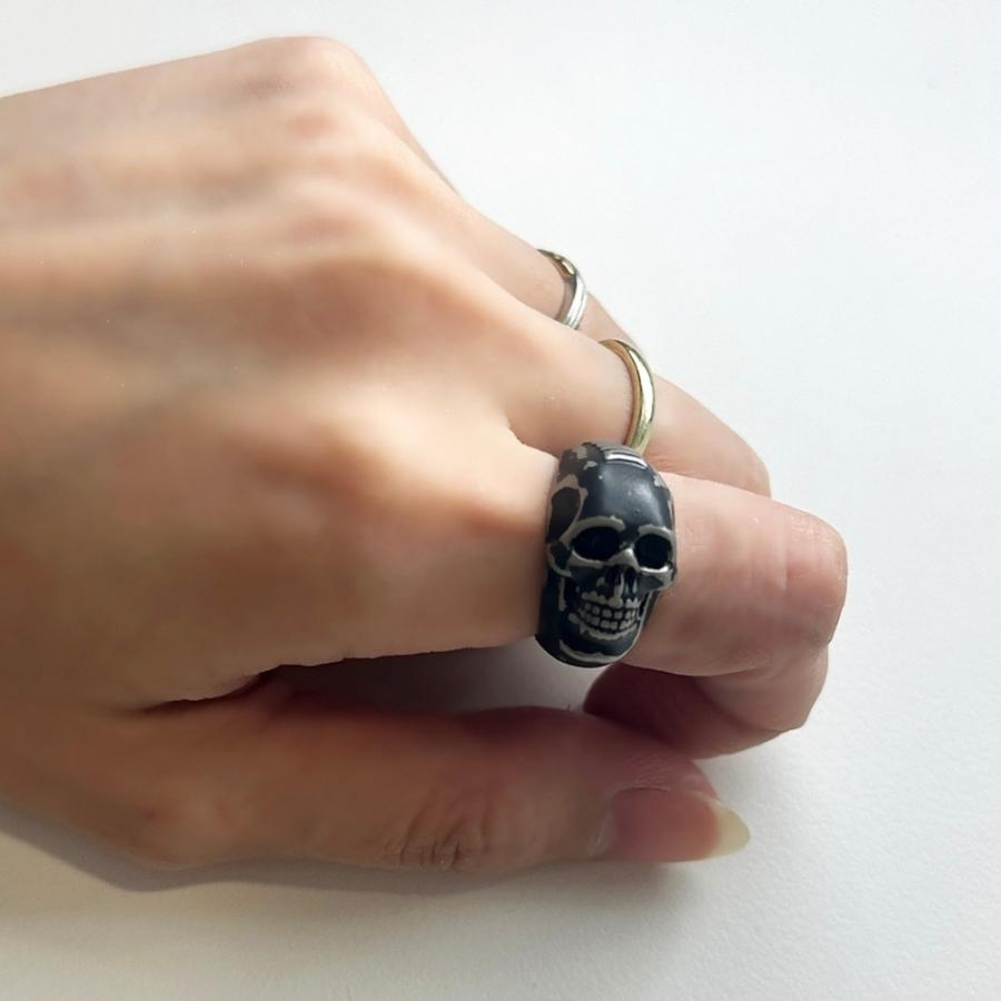 髑髏名誉指輪　フリーサイズ 楽天市場】マジェスフィッセン スカル ウレンモレウ シルバー リング