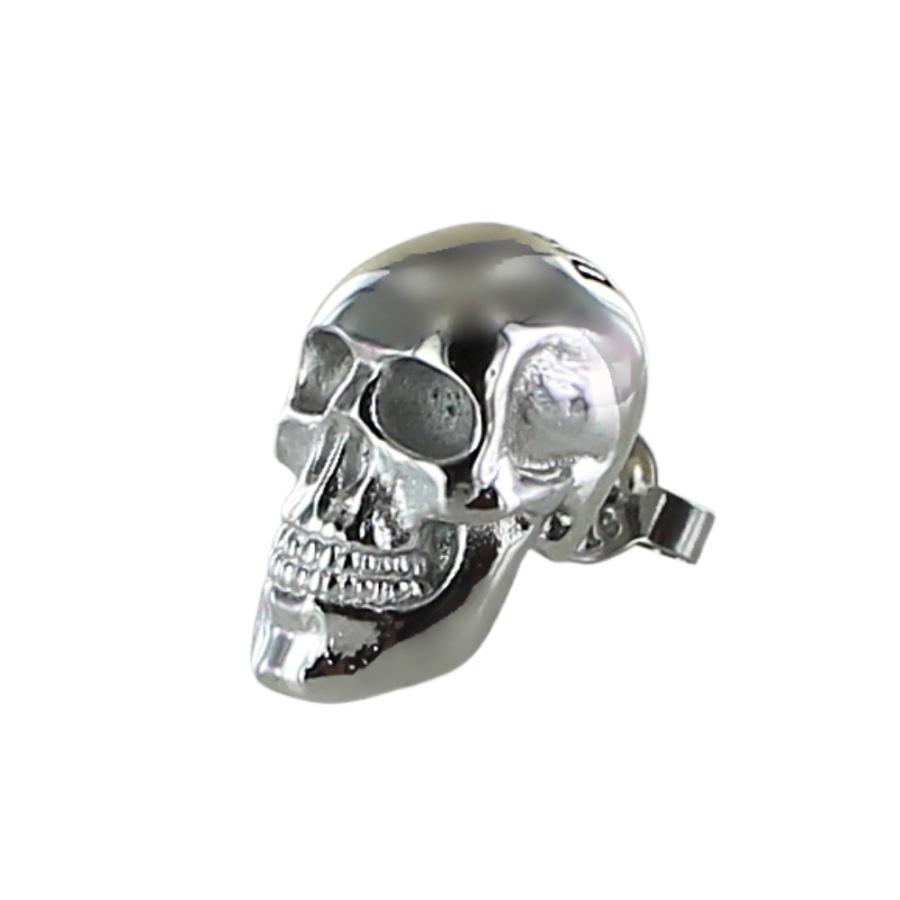 ディーゼル DIESEL ピアス スカルモチーフ 片耳 片耳ピアス ドクロ シルバー ギフト 爆買 成人 卒業 入学