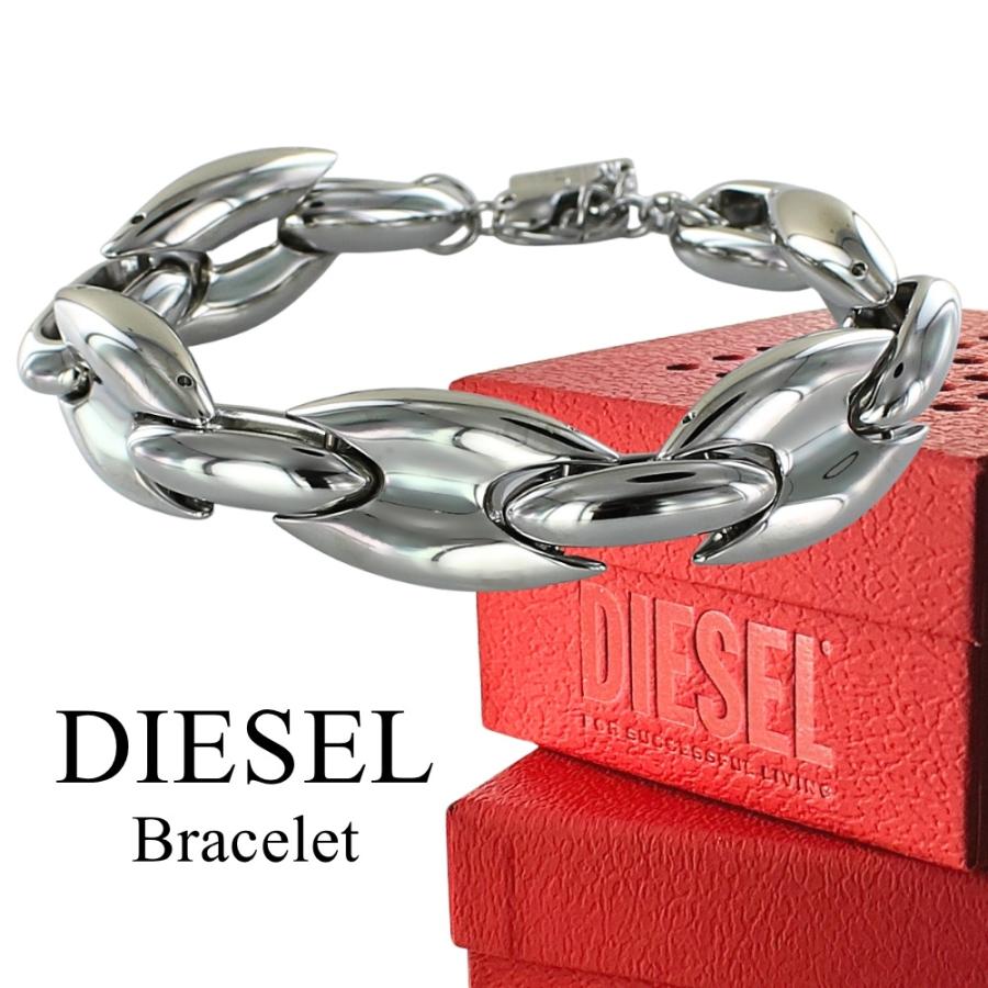 DIESEL（ディーゼル） ネックレス メンズ チェーン ステンレス 太め