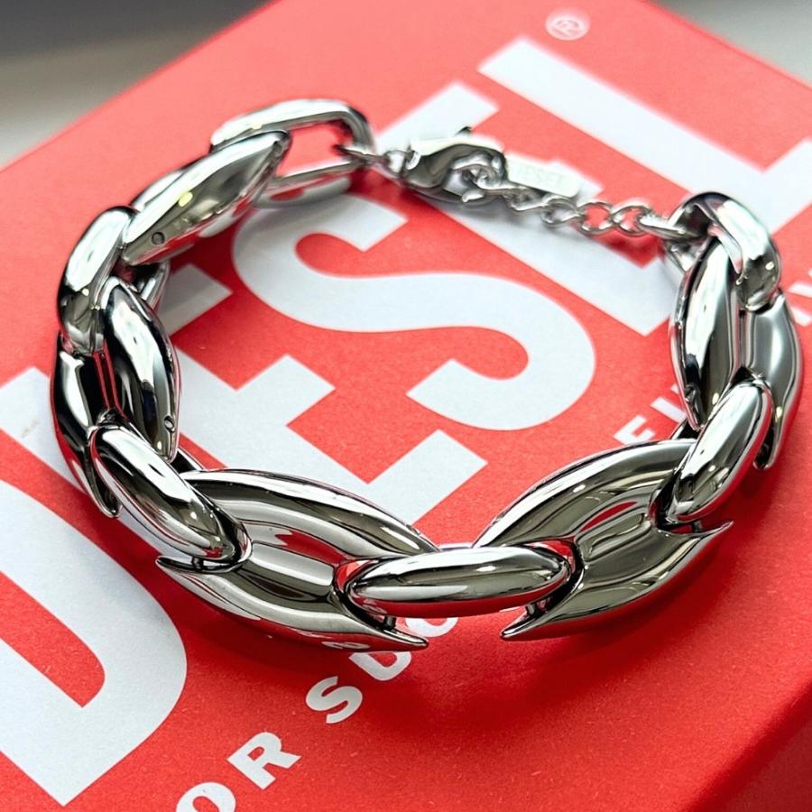 DIESEL（ディーゼル） ネックレス メンズ チェーン ステンレス 太め