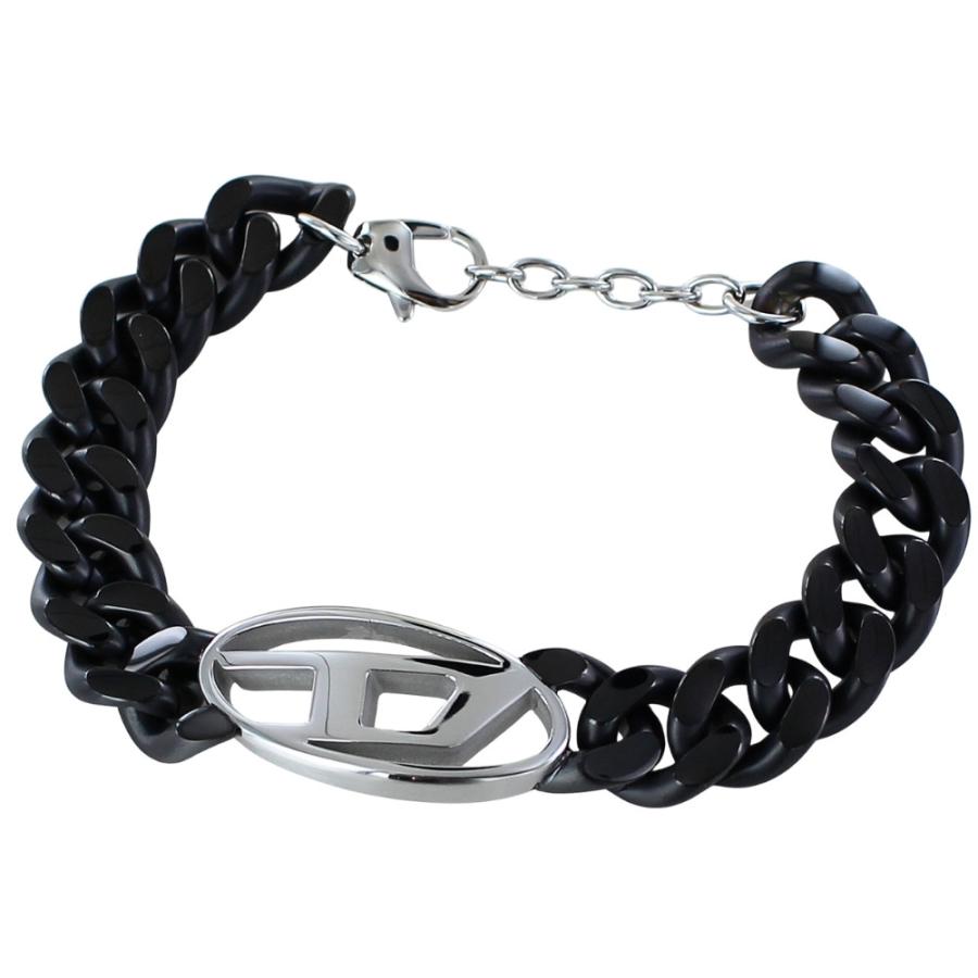 DIESEL ブレスレット ブラック メンズ 未使用品 DIESEL（ディーゼル） ブレスレット メンズ レディース チェーン 太め