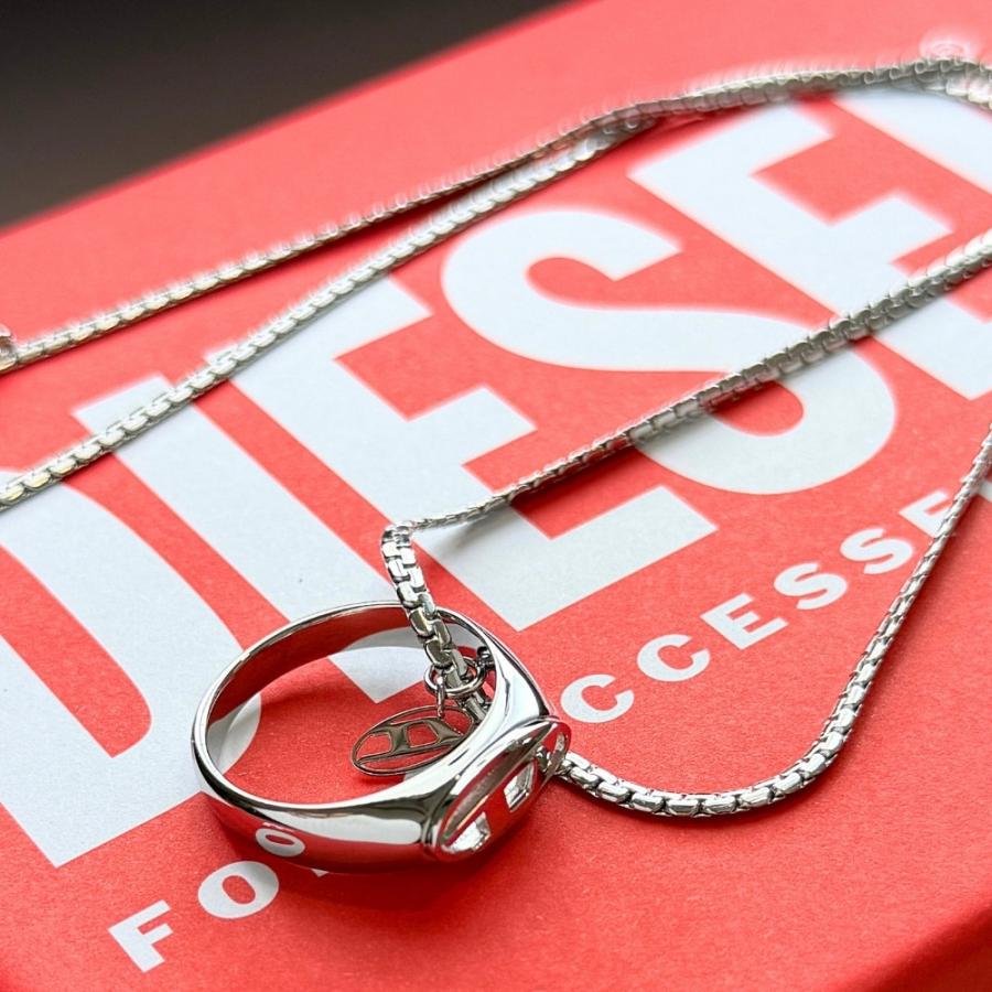 DIESEL（ディーゼル） ネックレス メンズ レディース チェーン リング