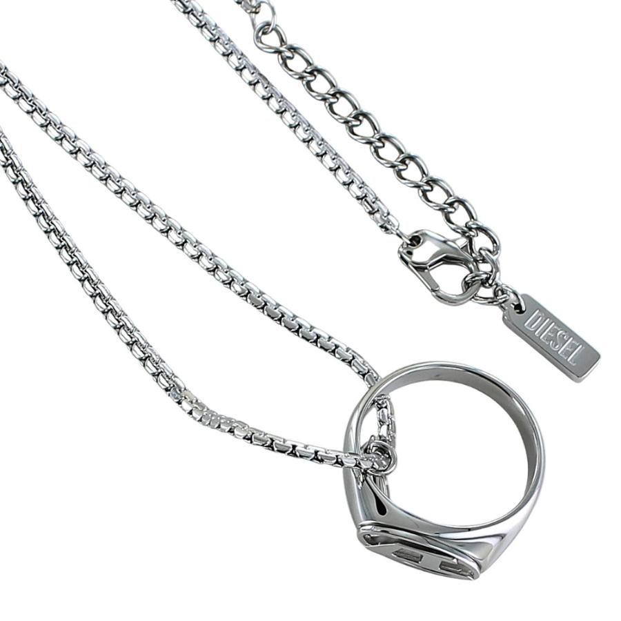 DIESEL（ディーゼル） ネックレス メンズ レディース チェーン リング