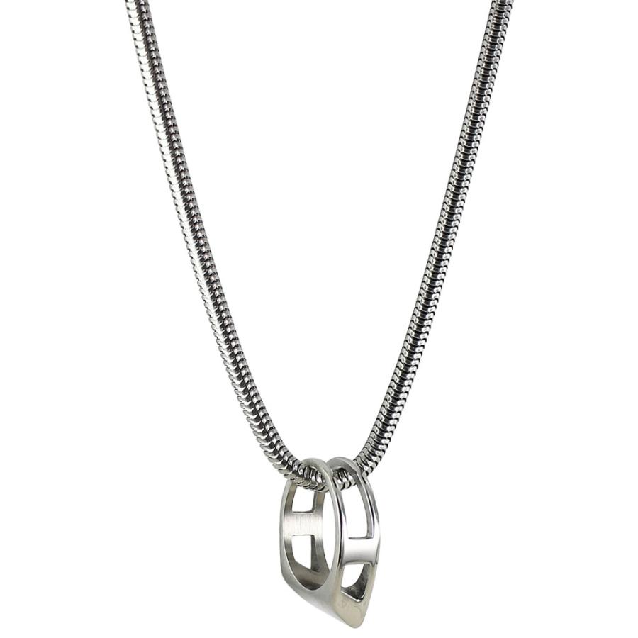 DIESEL（ディーゼル） ネックレス チェーン リング シルバー