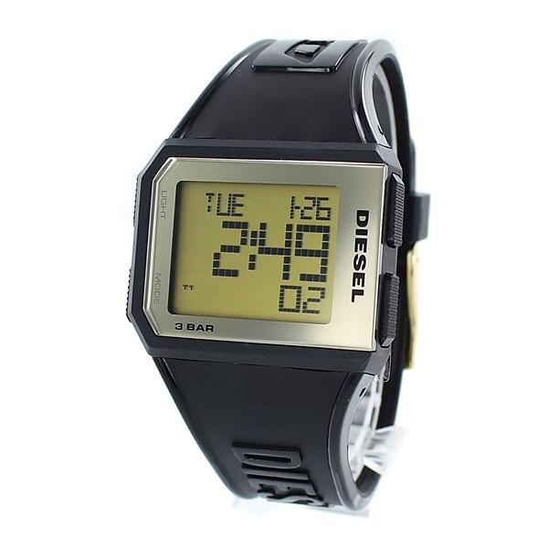 ポイント10倍 かっこいい ギフト デジタル 腕時計 ディーゼル メンズ レディース ユニセックス ブラック ラバー 高い素材 Www Autooneengg Com