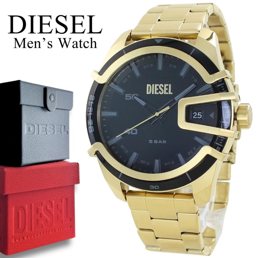 DIESEL（ディーゼル） 腕時計 メンズ ステンレス ゴールド ビッグ