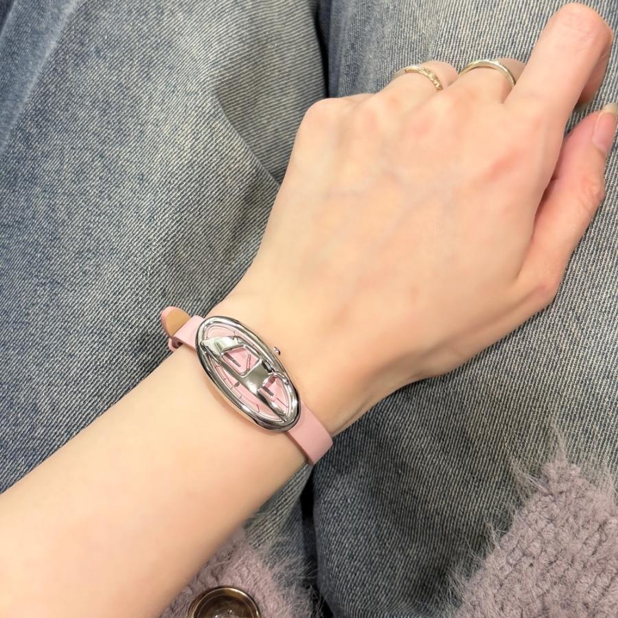 DIESEL（ディーゼル） 腕時計 レディース ピンクレザー おしゃれ