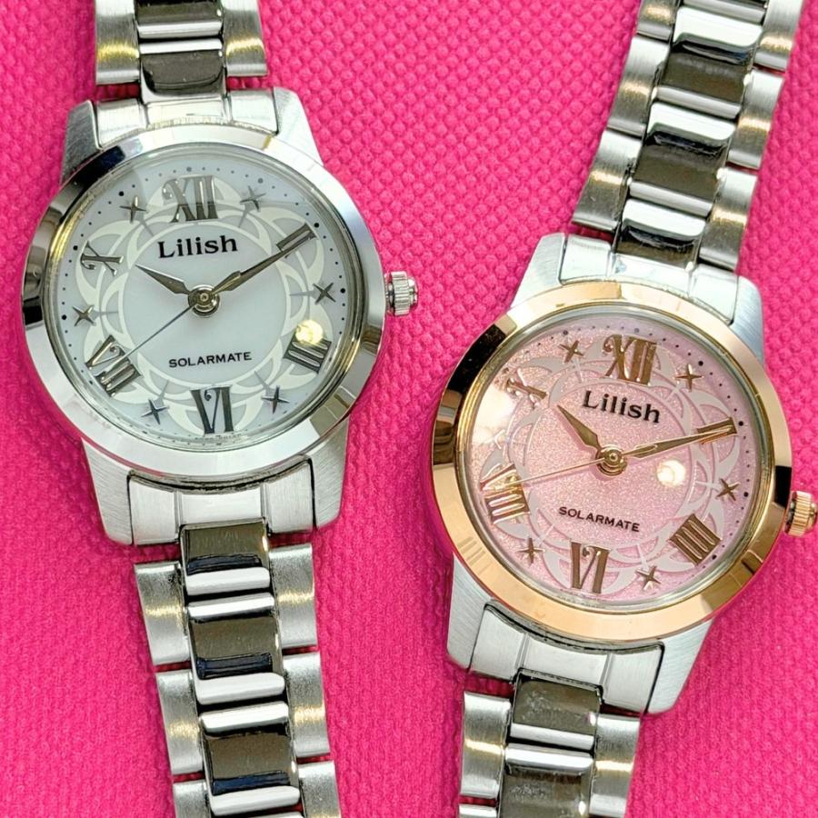 国内正規品 Lilish リリッシュ ソーラー腕時計 レディース 小ぶり