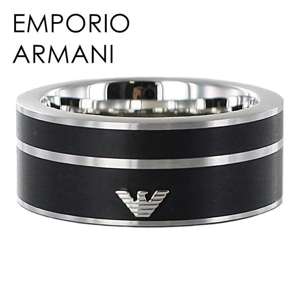 エンポリオアルマーニ メンズ リング 指輪 ブランド シンプル メンズリング シルバーアクセ 18号 20号 23号 25号 誕生日プレゼント 父の日｜nopple