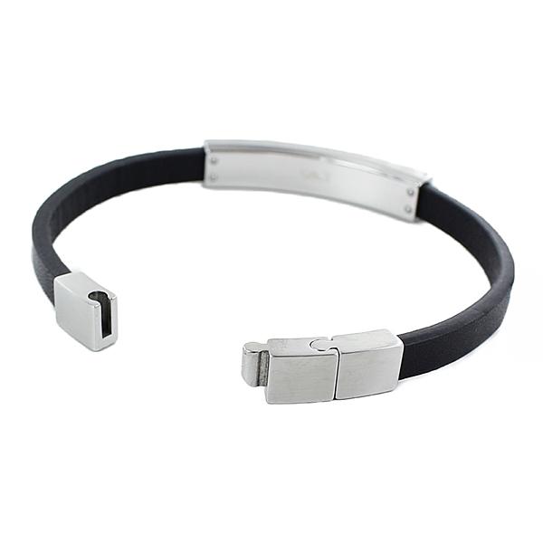EMPORIO ARMANI アクセサリー アクセ レザー ブレスレット ジュエリー 