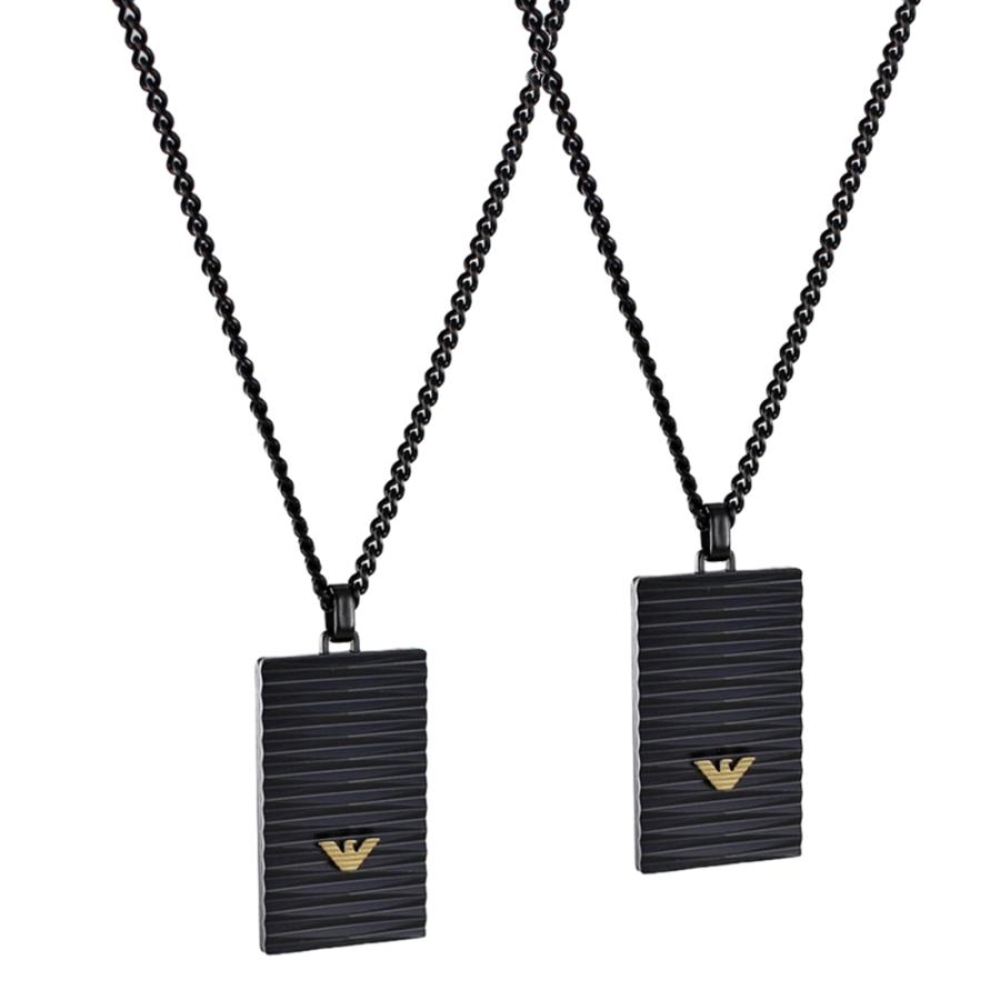 EMPORIO ARMANI ペアネックレス ステンレス 大人 ブランド EMPORIO ARMANI ペアネックレス ステンレス 大人 ブランド