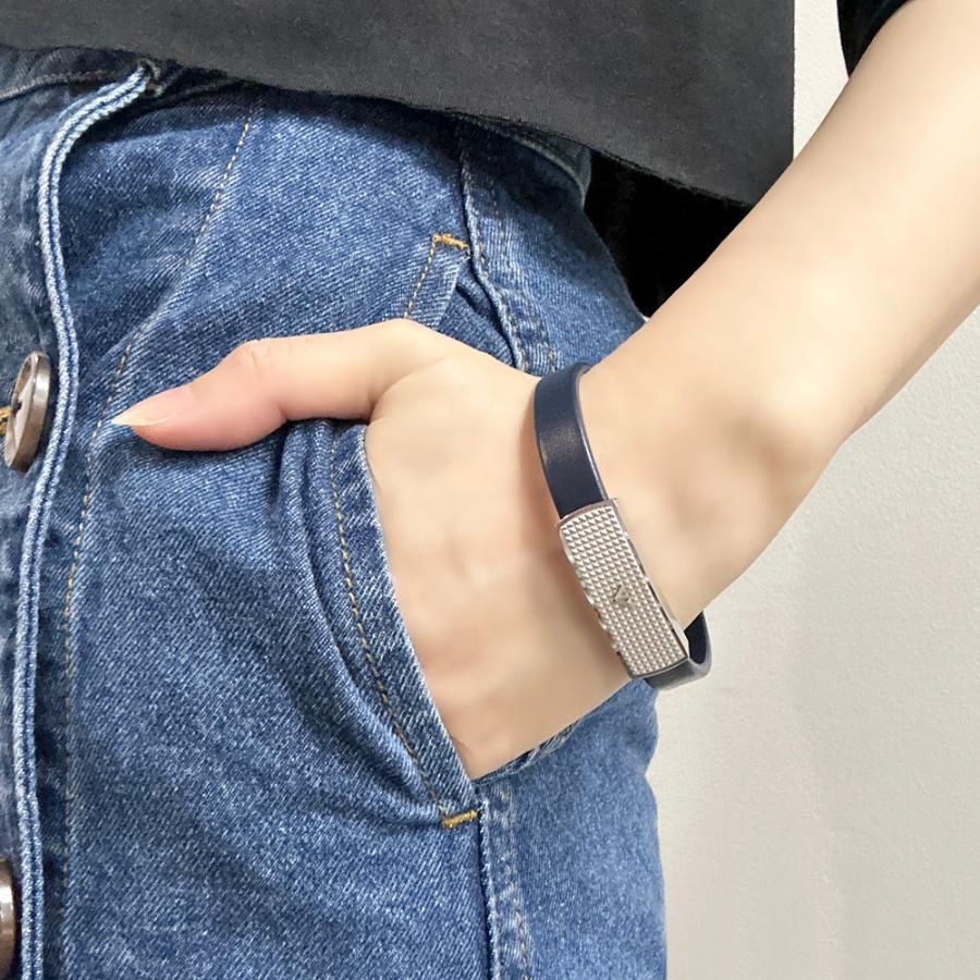 EMPORIO ARMANI エンポリオアルマーニ レザーブレスレット メンズ 