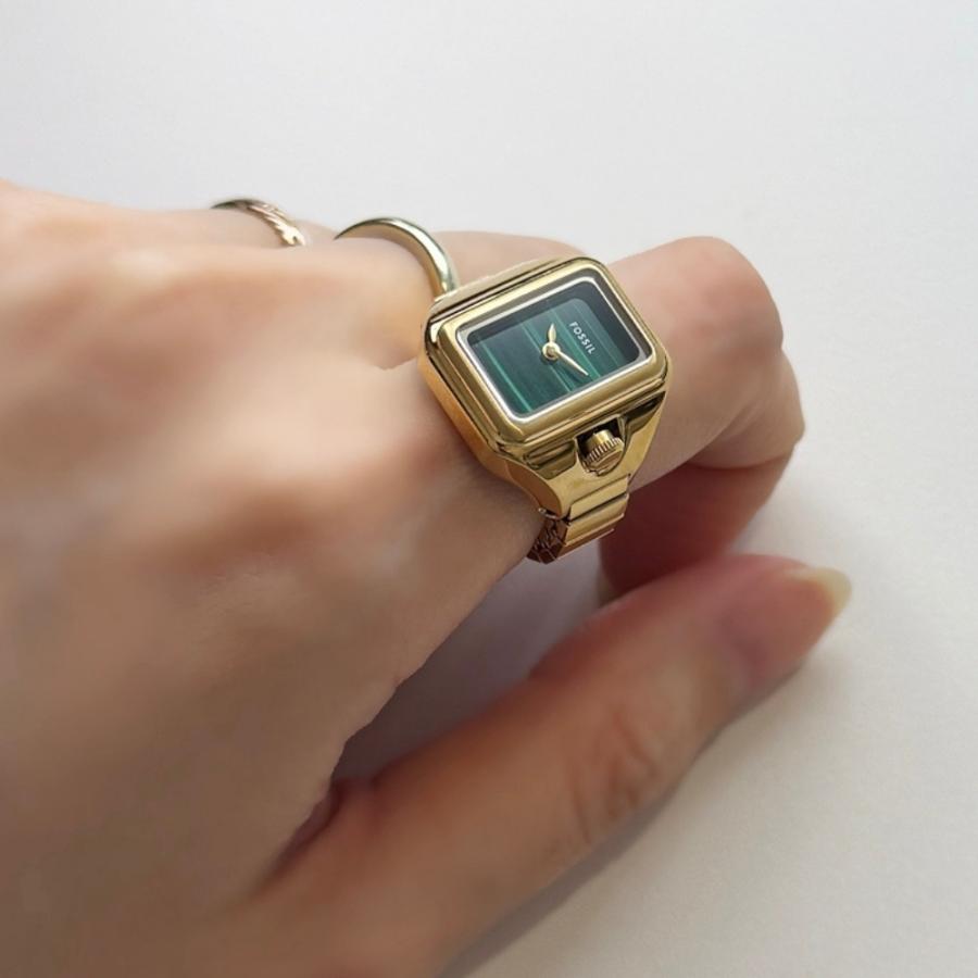 FOSSIL（フォッシル） リングウォッチ レディース フリーサイズ 伸縮