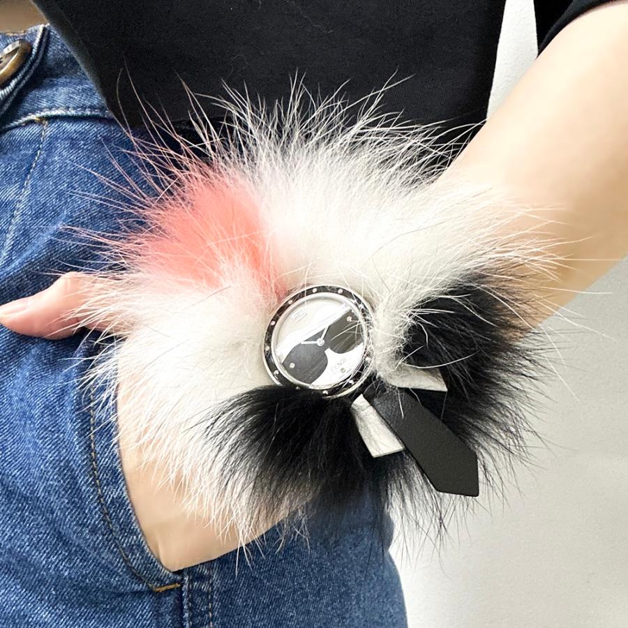 FENDI（フェンディ） レディース 腕時計 手表 ブラック 革ベルト