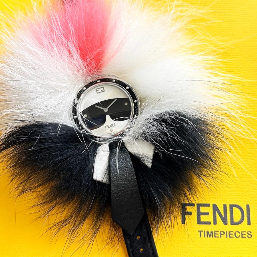 FENDI（フェンディ） レディース 腕時計 手表 ブラック 革ベルト