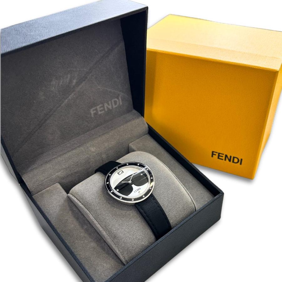 FENDI（フェンディ） レディース 腕時計 手表 ブラック 革ベルト