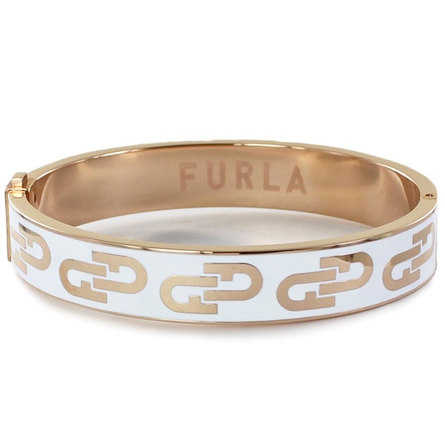 FURLA（フルラ） ブレスレット バングル レディース ホワイト ゴールド