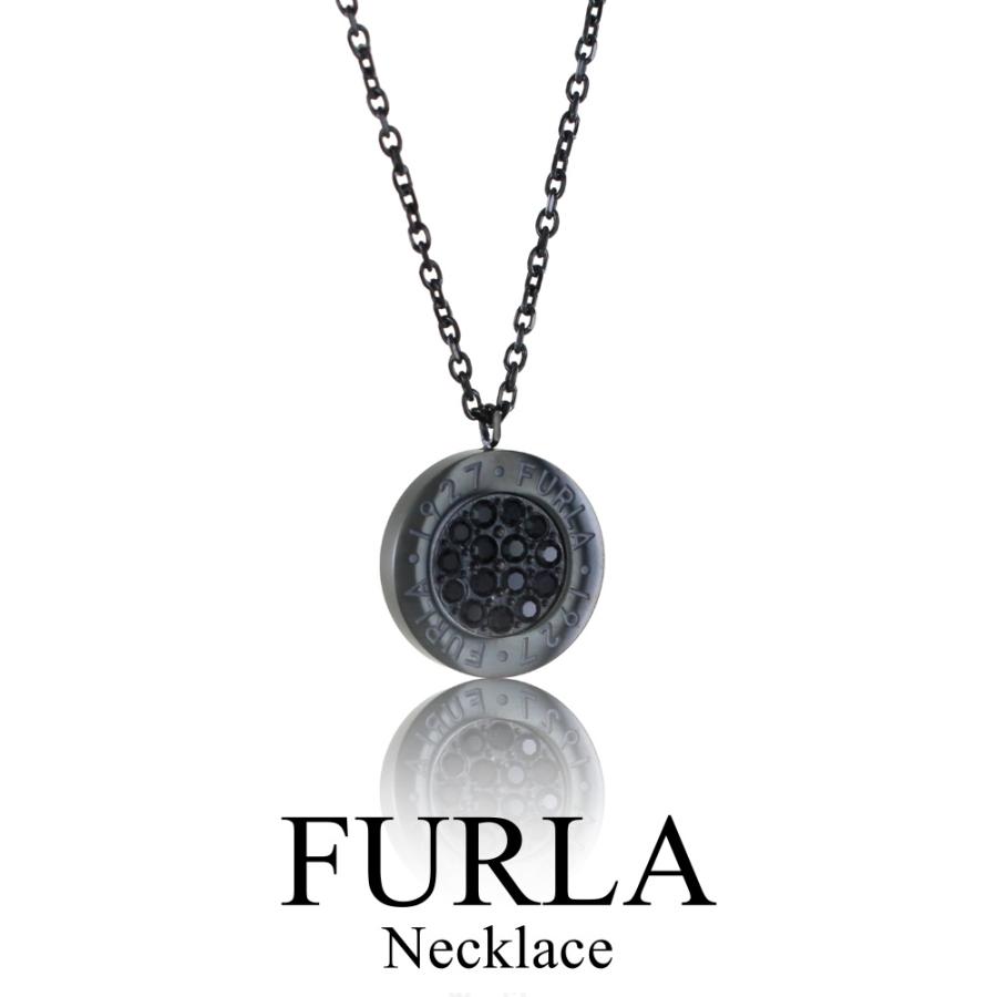 FURLA（フルラ） ネックレス レディース ペンダント ブラック 彼女 母