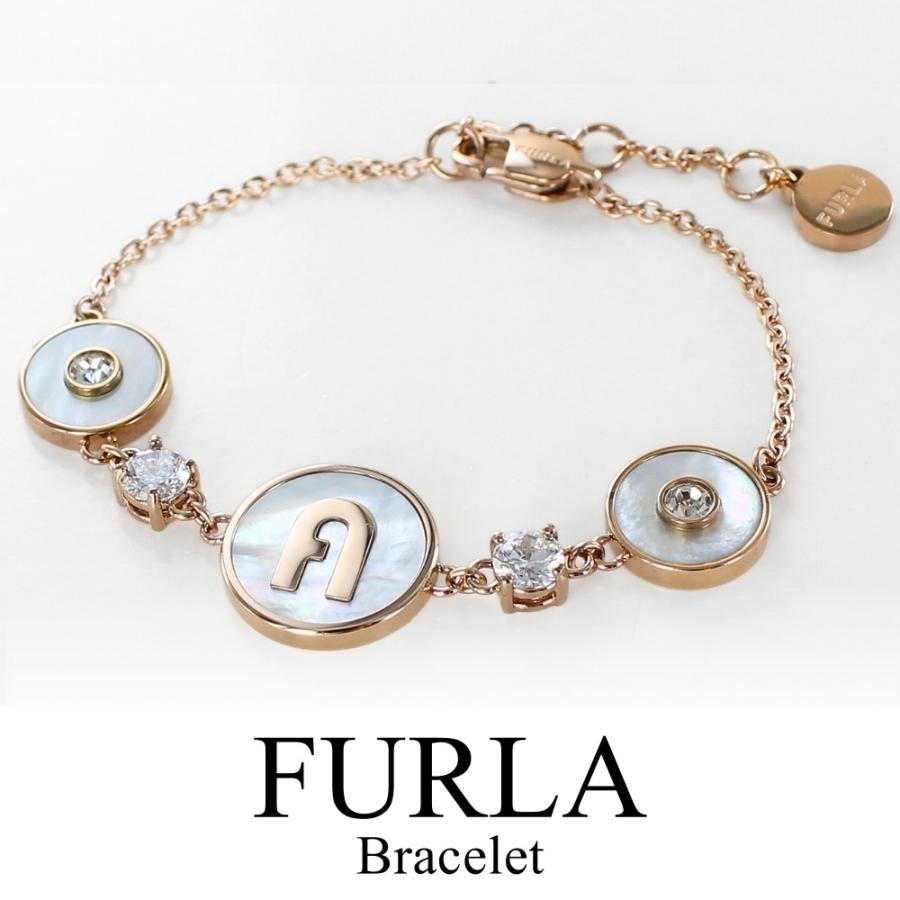 FURLA（フルラ） ブレスレット レディース ゴールド ジルコニア 上品 