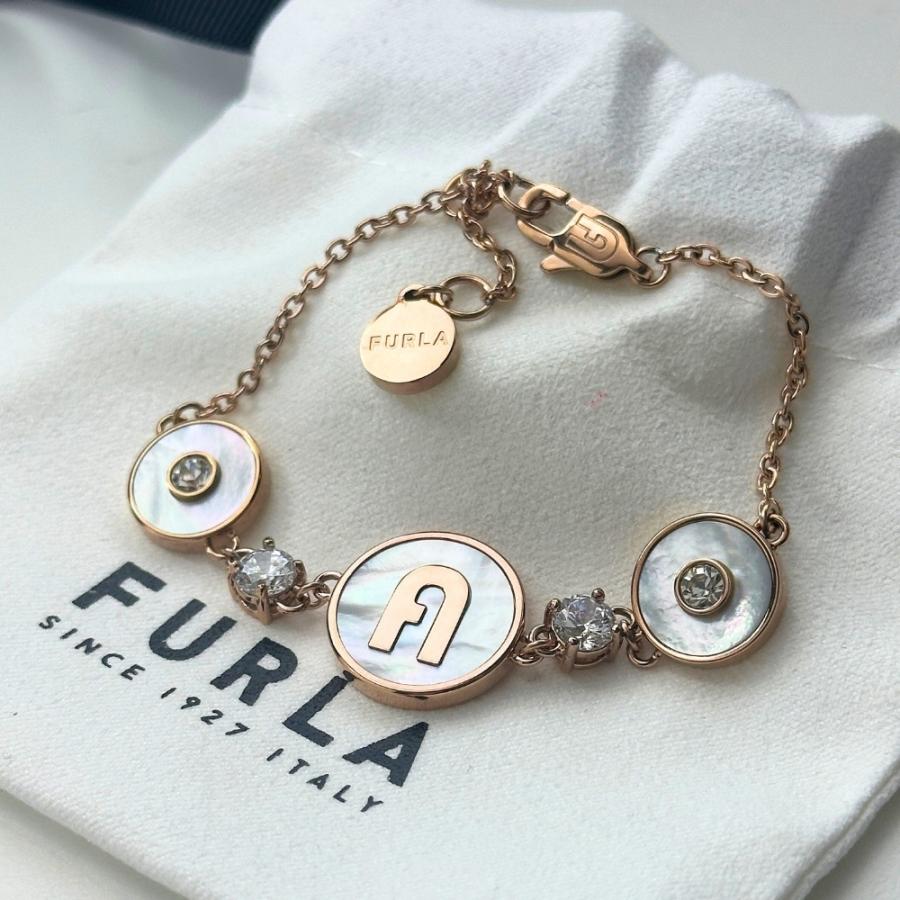 FURLA（フルラ） ブレスレット レディース ゴールド ジルコニア 上品 