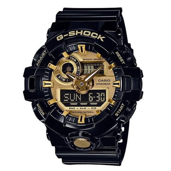 G-SHOCK カシオ Gショック メンズ ブラック×ゴールド 大きいケース 