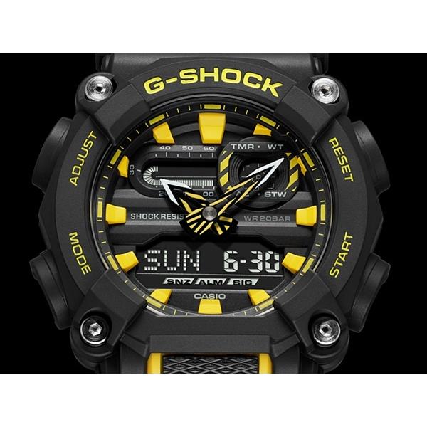 CASIO G-SHOCK GA-900A-1A9 黄×黒 アナデジ 腕時計 GA900A-1A9 | Analog-Digital Yellow and Black Men's Watch G