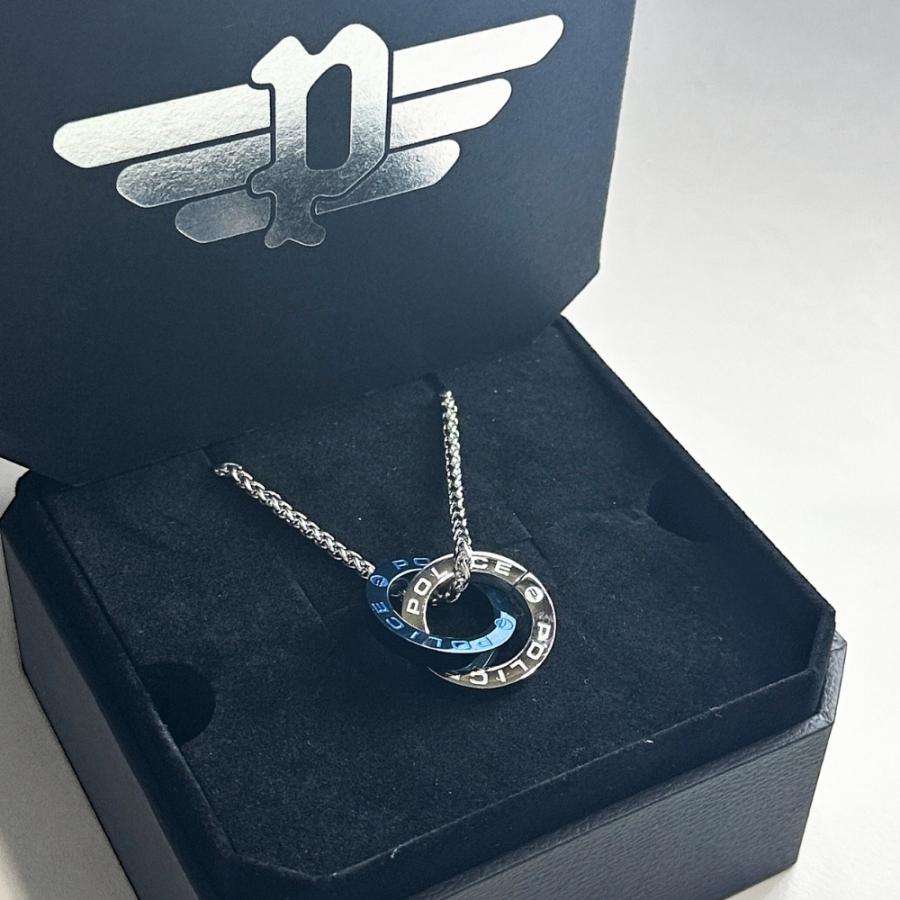 POLICE（ポリス） 正規品 ショッパー付き ネックレス リング サークル 