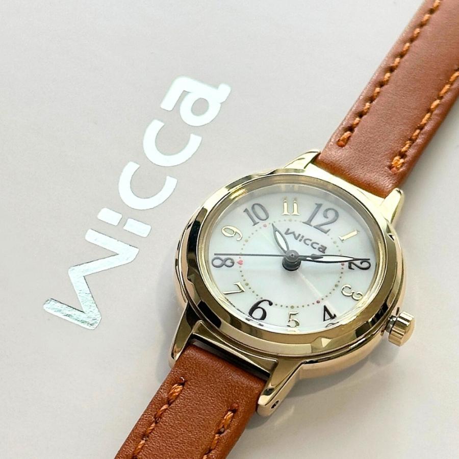 稼働品 ウィッカ ソーラー式 腕時計 レディース デイデイト機能 エコドライブ wicca（ウィッカ） 腕時計 ソーラーテック デイ＆デイト レディース
