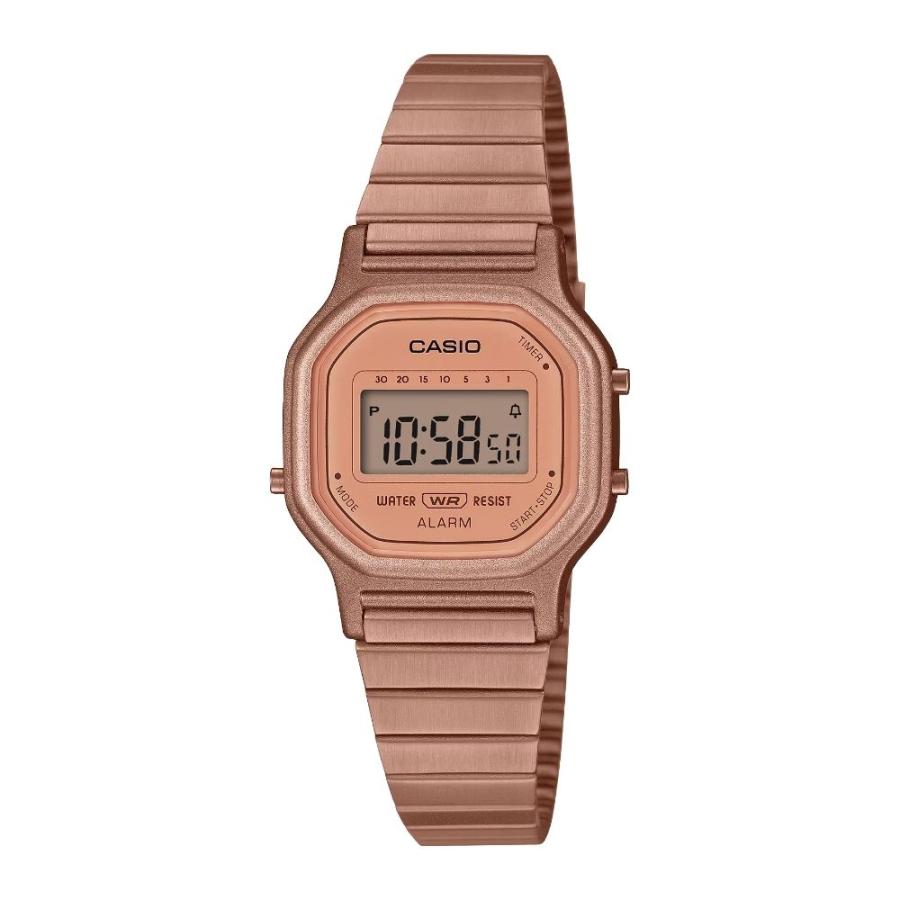 CASIO（カシオ） 腕時計 レディース デジタル ピンクゴールド レトロ