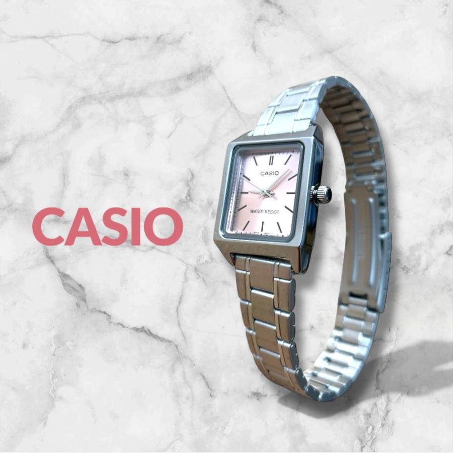 CASIO（カシオ） 腕時計 レディース 収納ケース付き チプカシ スクエア