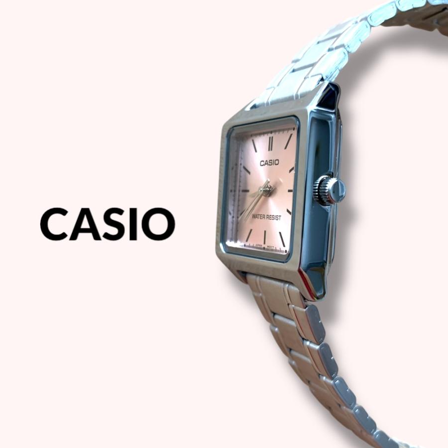 CASIO（カシオ） 腕時計 レディース 収納ケース付き チプカシ スクエア