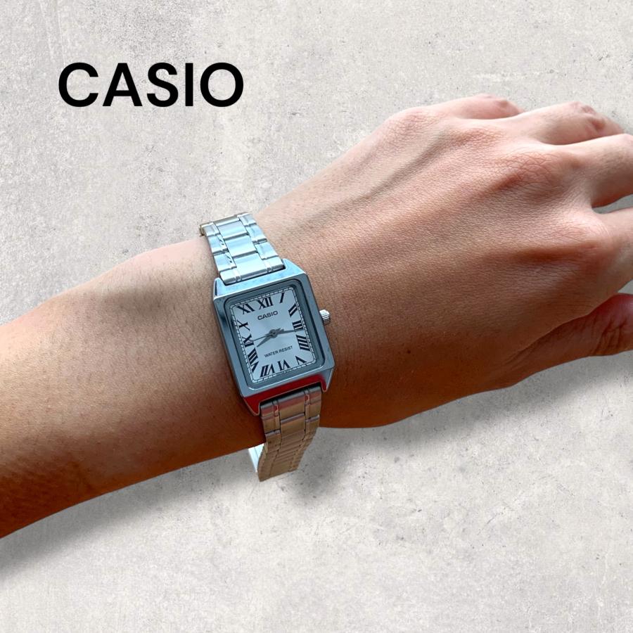 CASIO（カシオ） 腕時計 レディース 収納ケース付き チプカシ スクエア 