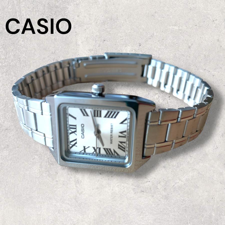 CASIO（カシオ） 腕時計 レディース 収納ケース付き チプカシ スクエア 