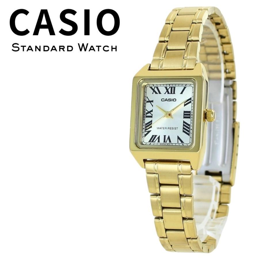 CASIO（カシオ） 箱なし 腕時計 レディース ゴールド ローマ数字