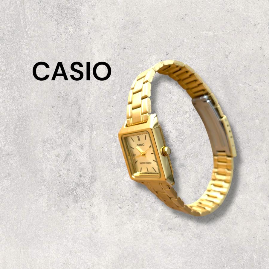 CASIO（カシオ） 腕時計 レディース 収納ケース付き チプカシ スクエア