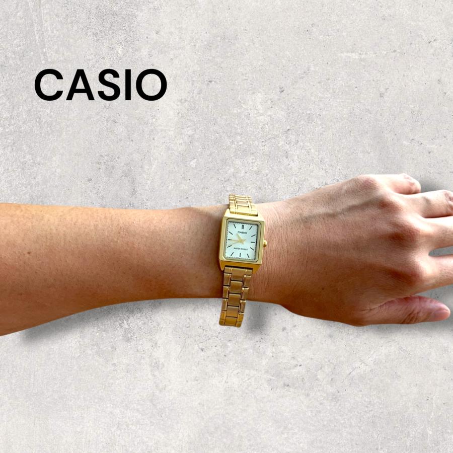 CASIO（カシオ） 腕時計 レディース 収納ケース付き チプカシ スクエア