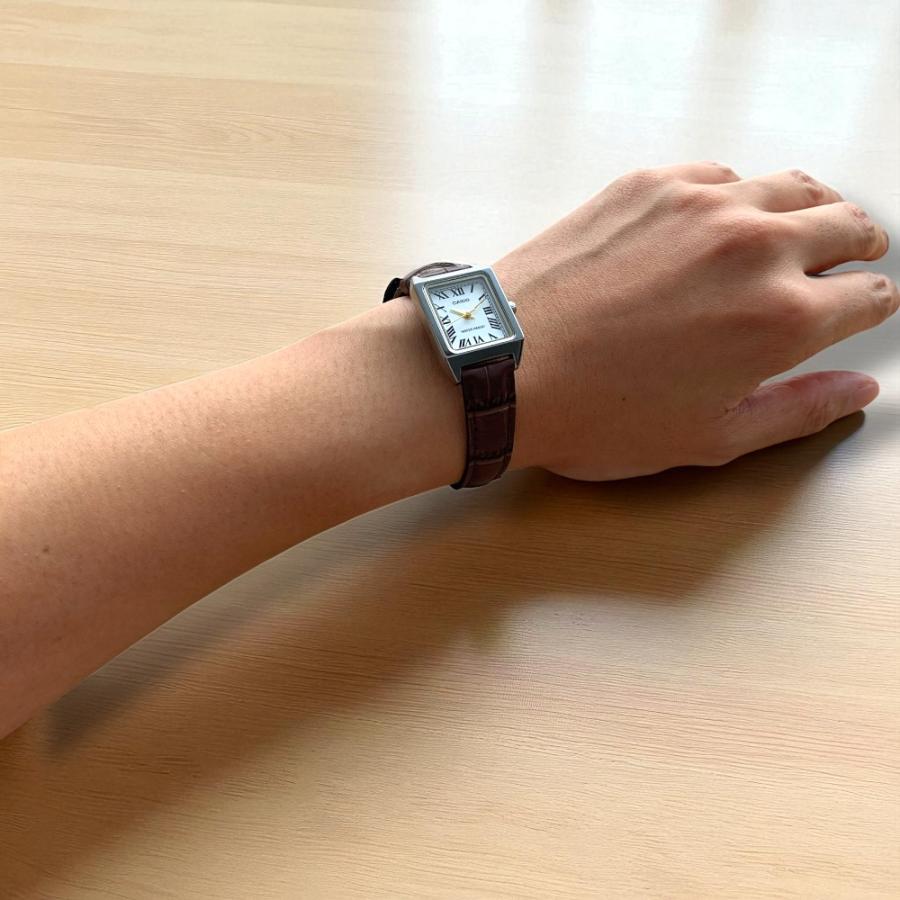 CASIO（カシオ） 腕時計 レディース 収納ケース付き チプカシ スクエア 