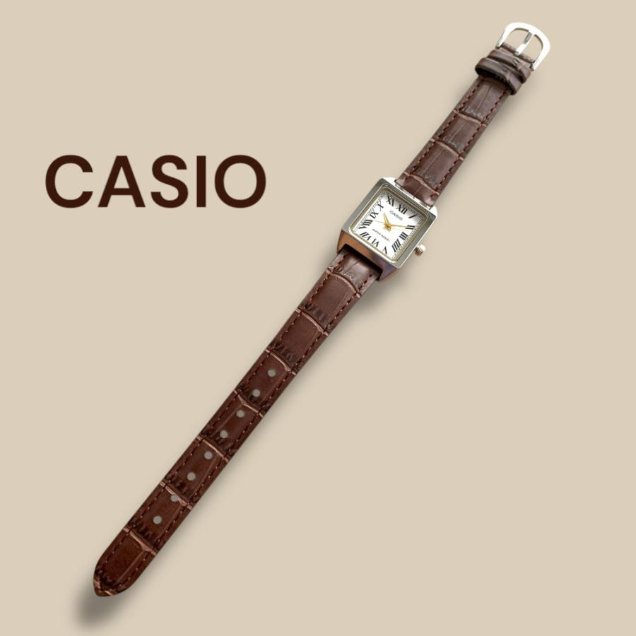 CASIO（カシオ） 腕時計 レディース 収納ケース付き チプカシ スクエア 