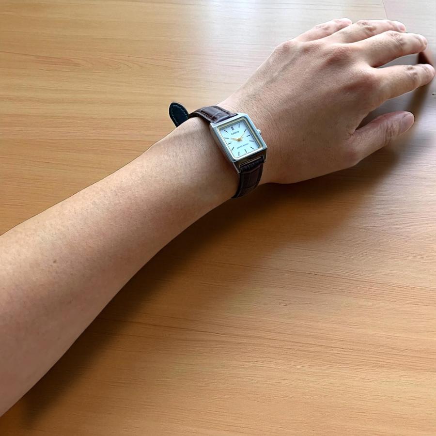 CASIO（カシオ） 腕時計 レディース 収納ケース付き チプカシ スクエア