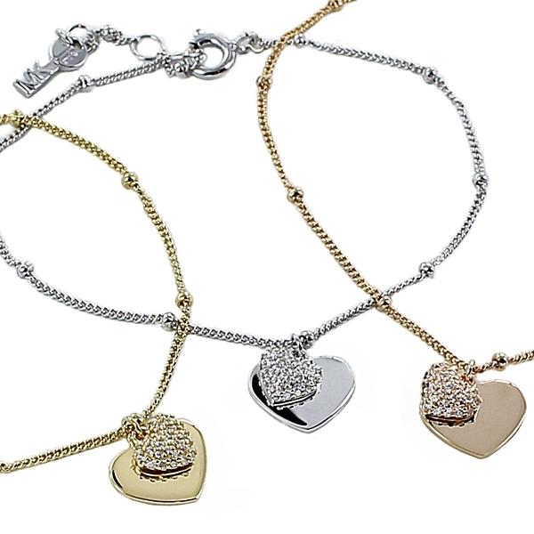 MICHAEL KORS 選べる レディース チェーン ハート ブレスレット MICHAEL KORS 選べる レディース チェーン ハート ブレスレット