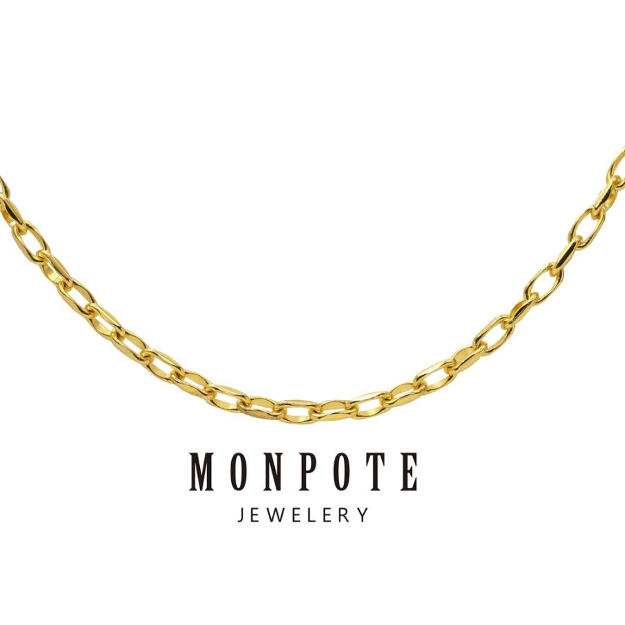 モンポット ネックレス レディース ネックレスチェーン おしゃれ モンポット ネックレスチェーン レディース イエローゴールド