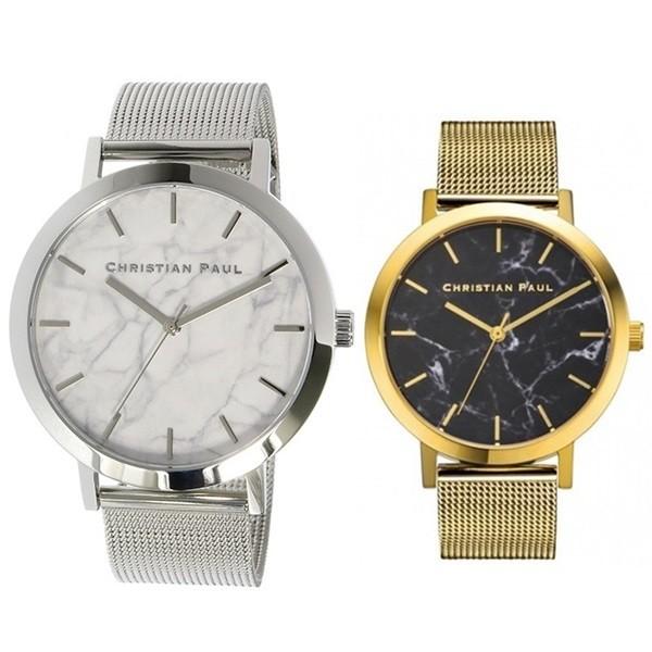 無料特典付き クリスチャンポール 時計 ペアウォッチ 43mm 35mm MRM-03MRML-04 腕時計 手表 記念日 爆買 成人 卒業 入学