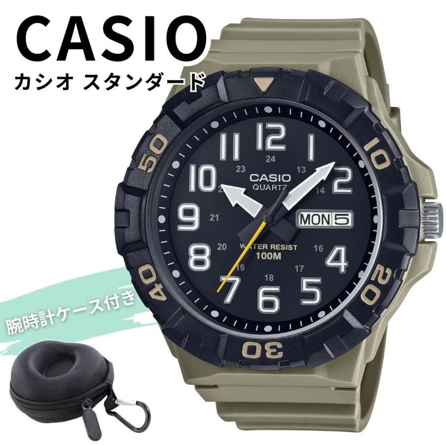 CASIO（カシオ） 腕時計 メンズ ミリタリー 海外モデル 100m防水 