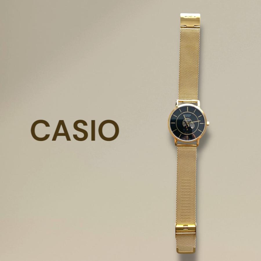CASIO（カシオ） 日本未発売 腕時計 メンズ 収納ケース付き メッシュ