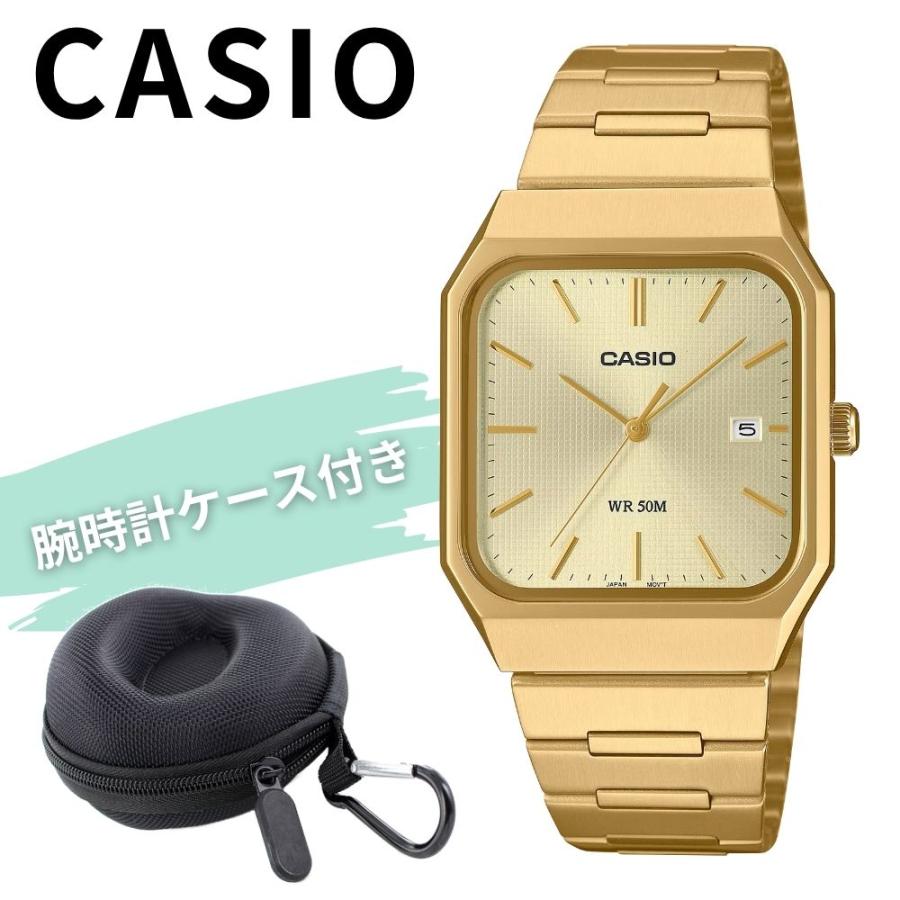 CASIO（カシオ） 腕時計 メンズ レディース ゴールド スクエア